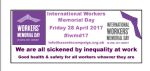International Workers' Memorial Day 2017